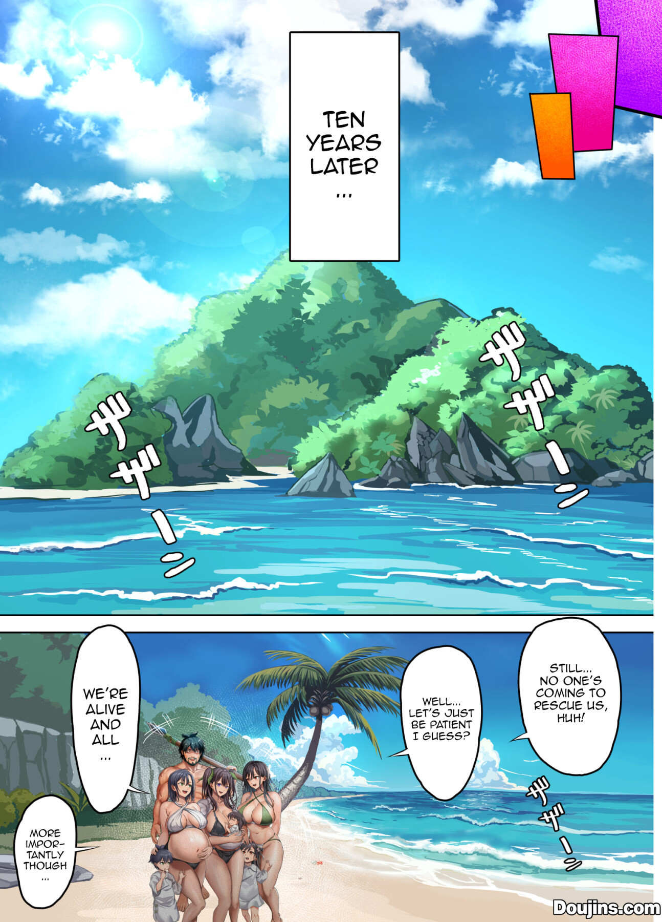 Hentai Manga Comic-Deserted Island Castaway Harem-Chapter 5-46